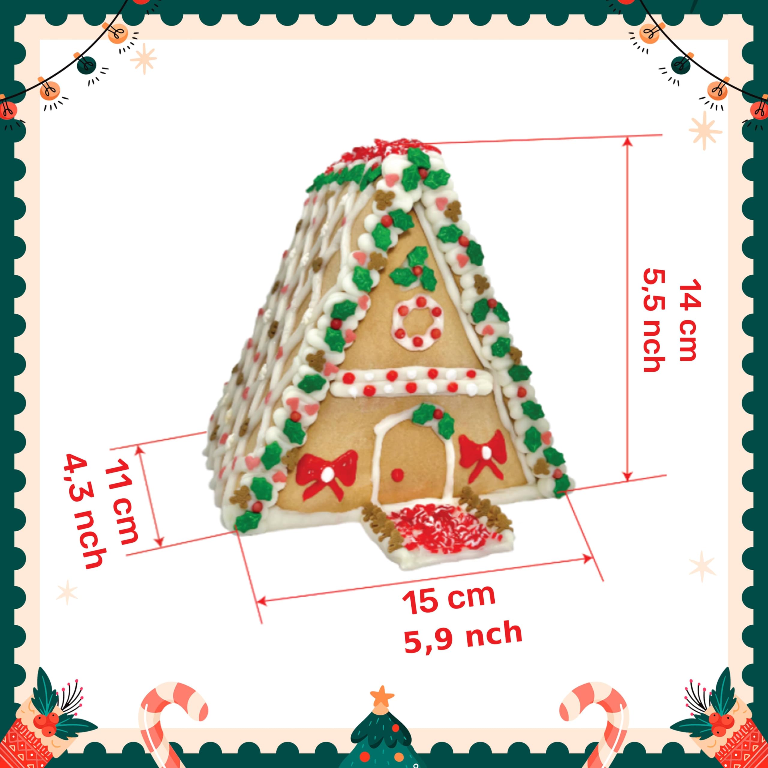 Gingerbread Cookie House Kit by Sarah's Candy Factory