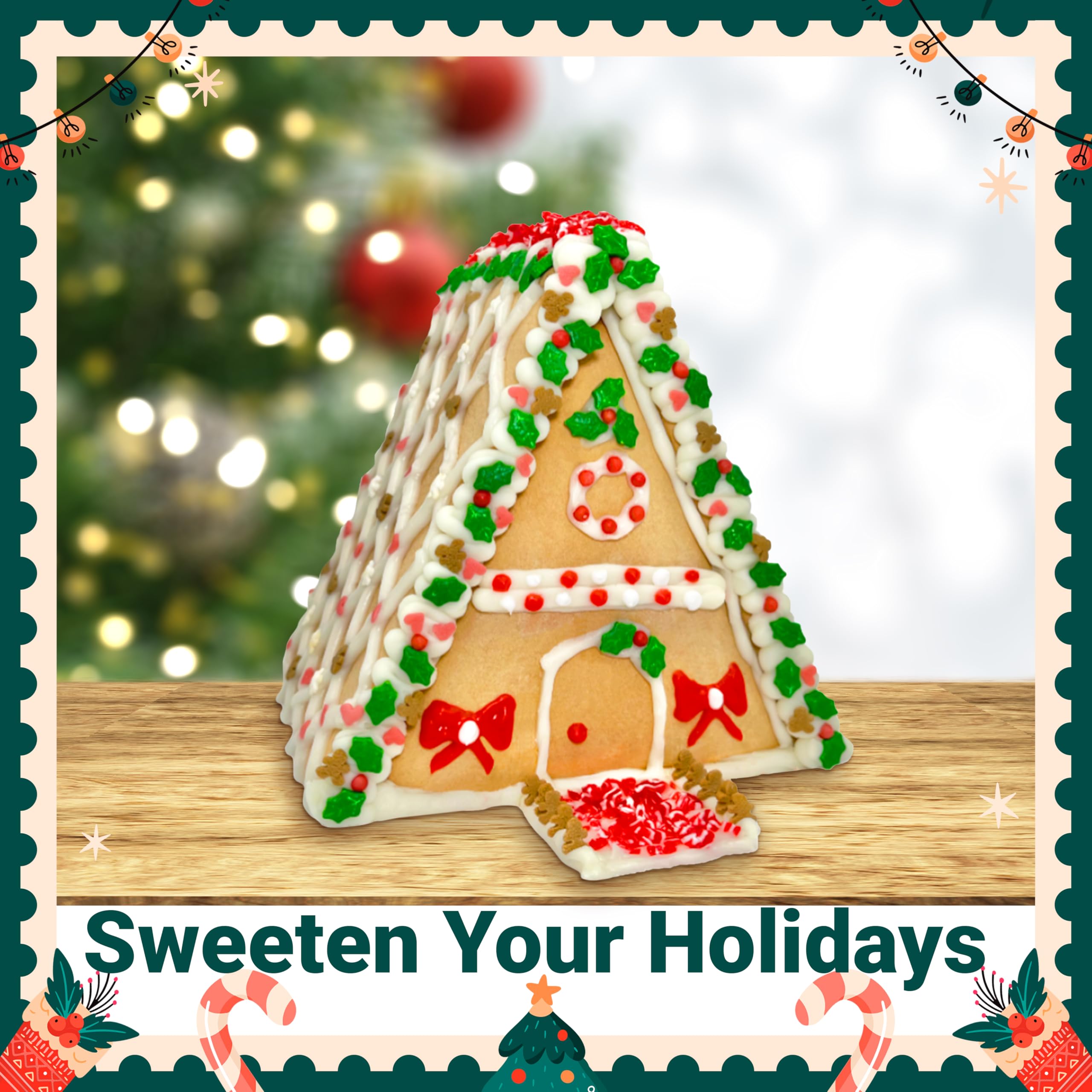Gingerbread Cookie House Kit by Sarah's Candy Factory