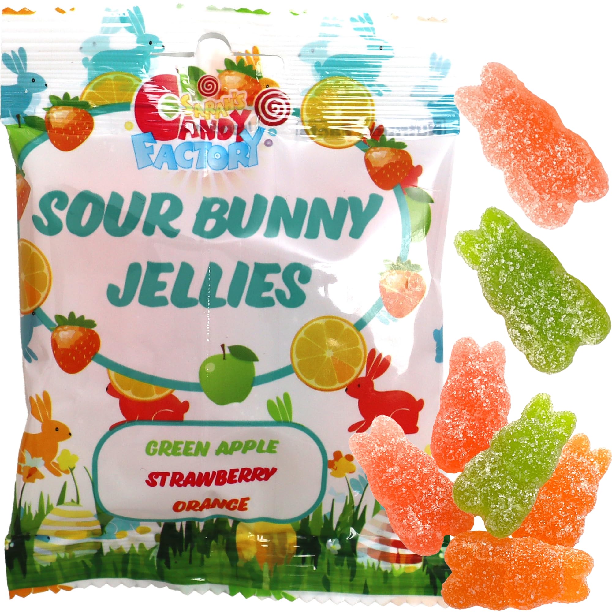 Sarah's Candy Factory Easter Bunny Gummies - 48 Pack