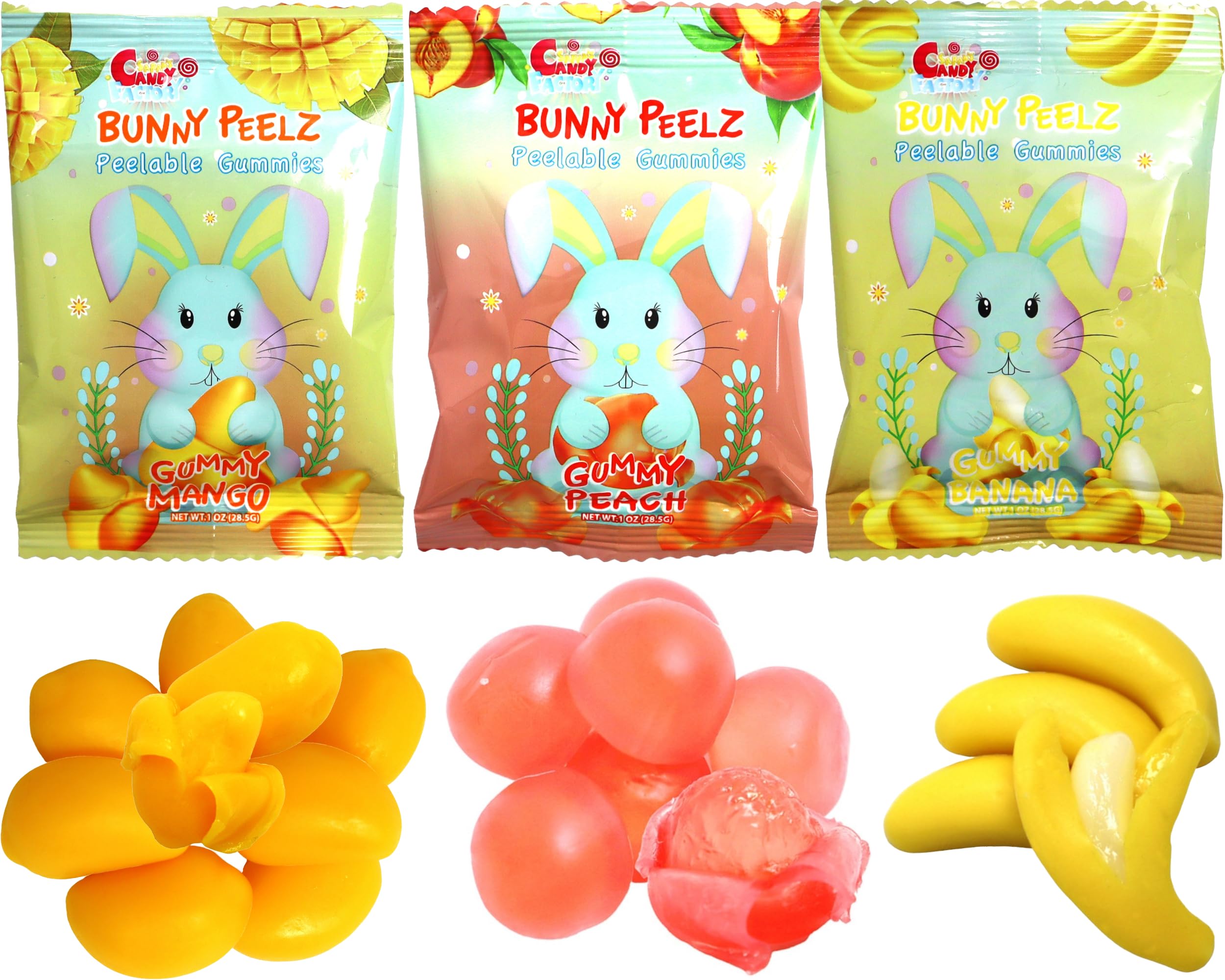 Sarah's Candy Factory Peelable Gummy Candy - 3 Flavors