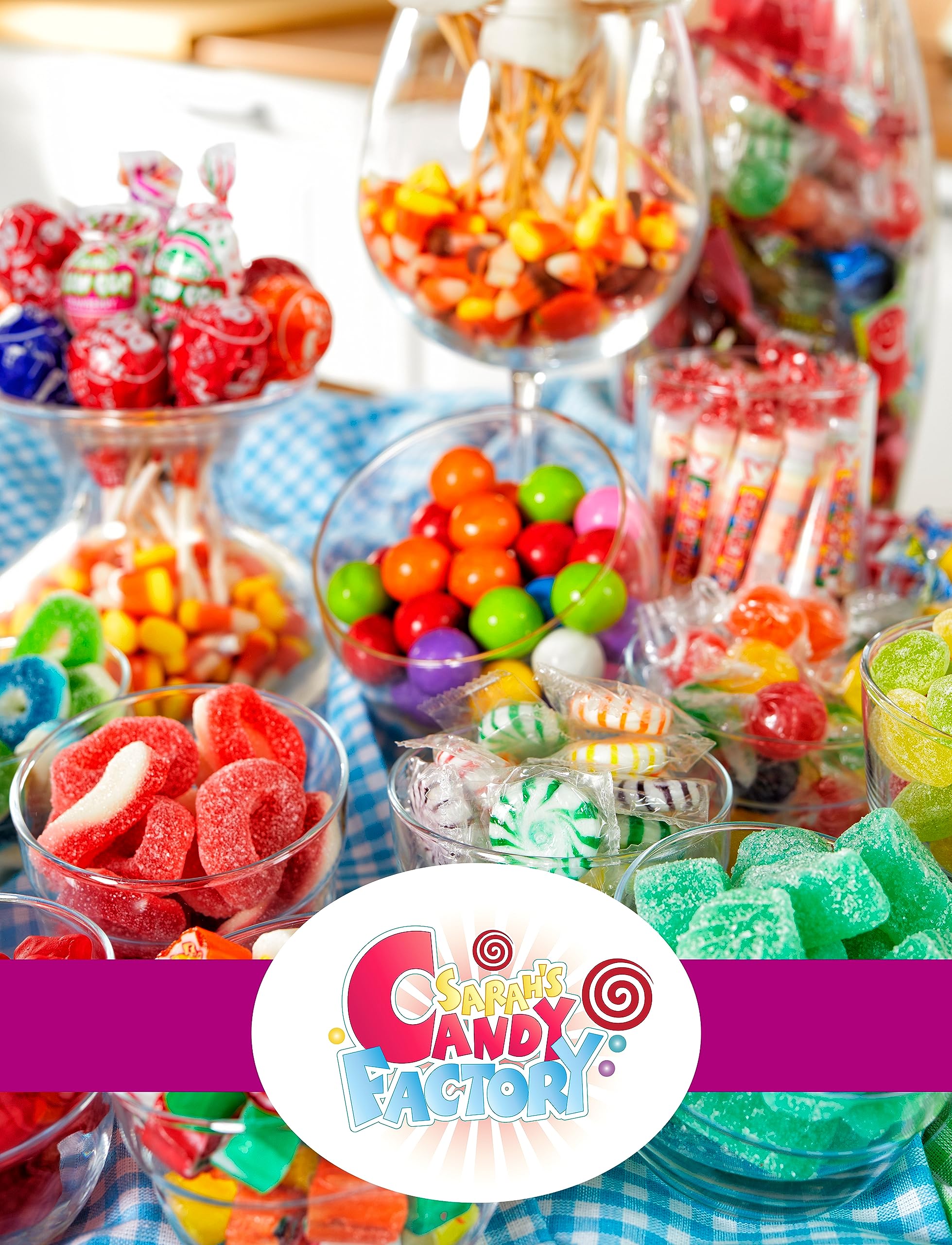 Sarah's Candy Factory 8 lb Assorted Fruit Candy Box