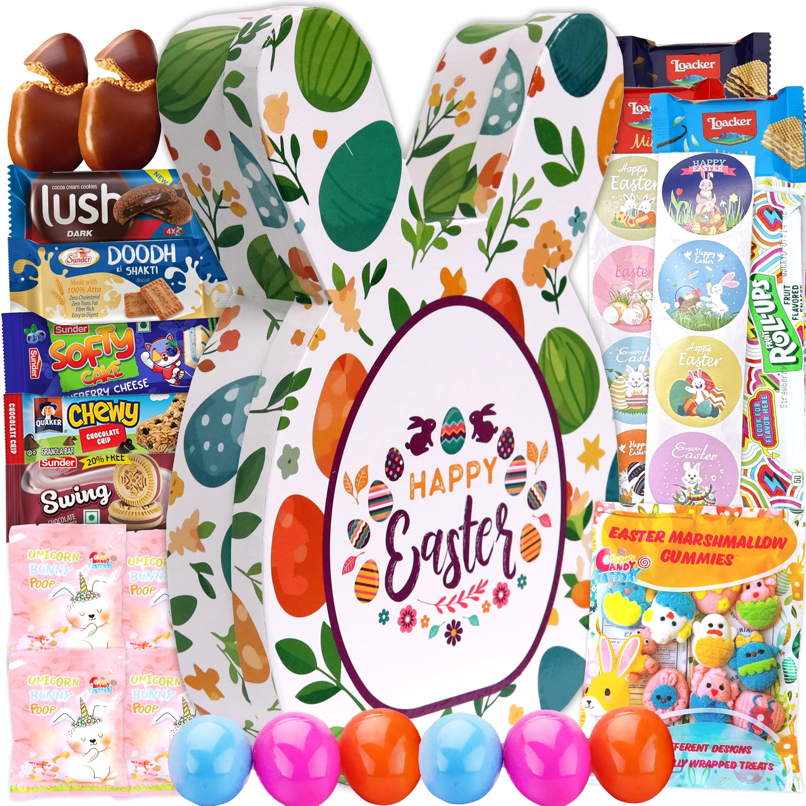 Easter Treat Bunny Box - 40 Count of Sweet Snacks – Sarah's Candy Factory