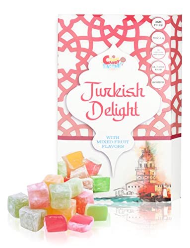 Sarah's Candy Factory Turkish Delight with Assorted Fruit Flavors (15.8 oz)