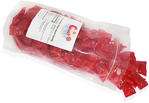 Cinnamon Discs Hard Candy - Bulk 1 Pound Individually Wrapped Red Cinnamon  Candies