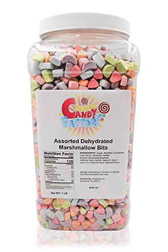 Assorted Dehydrated Marshmallow Bits (1 Lb) - Sarah's Candy Factory