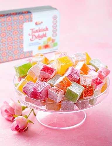 Sarah's Candy Factory Turkish Delight with Assorted Fruit Flavors (30 oz)