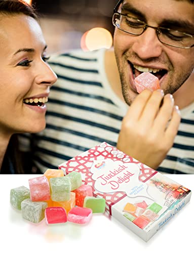Sarah's Candy Factory Turkish Delight with Assorted Fruit Flavors (15.8 oz)