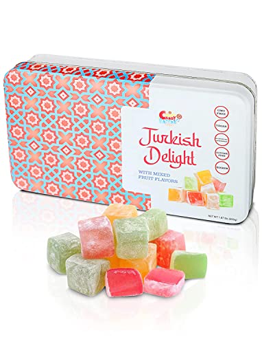 Sarah's Candy Factory Turkish Delight with Assorted Fruit Flavors (30 oz)