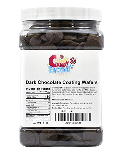 Merckens Coating Melting Wafers Chocolate Dark 5 Pounds